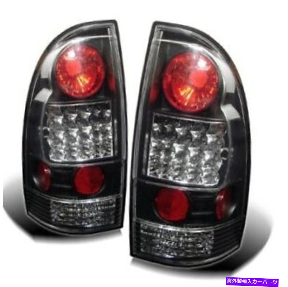 USテールライト Spyder 5007919 LEDテールライトブラック2005 - 2015年トヨタタコマ2PC NEW Spyder 5007919 LED Tail Lights Black For 2005-2015 Toyota Tacoma 2pc NEW【並行輸入品】