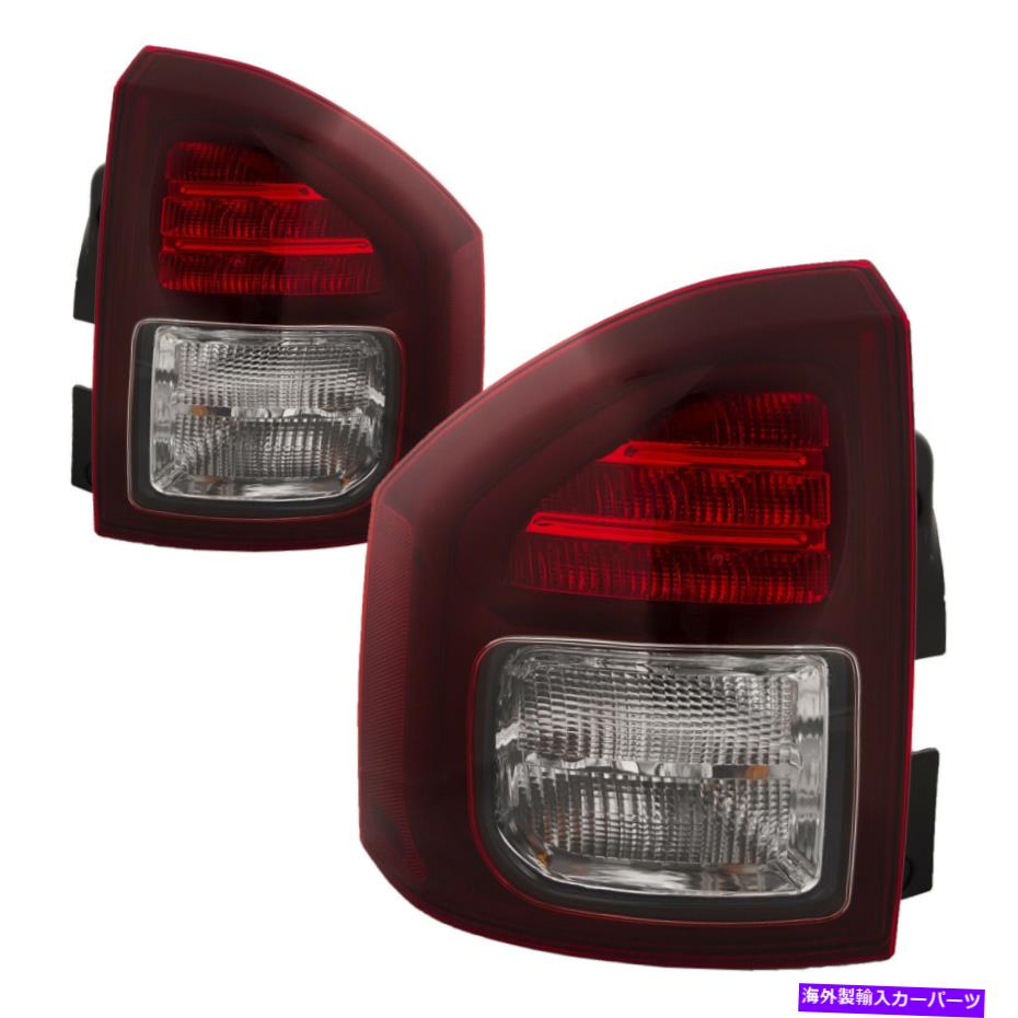 USテールライト テールランプセットドライバー左手の旅客ペアNSFはジープコンパス2014-2017 Tail Lamps Set Driver Left Right Passenger Pair NSF Fits Jeep Compass 2014-2017【並行輸入品】|Us Custom Parts Shop USDM