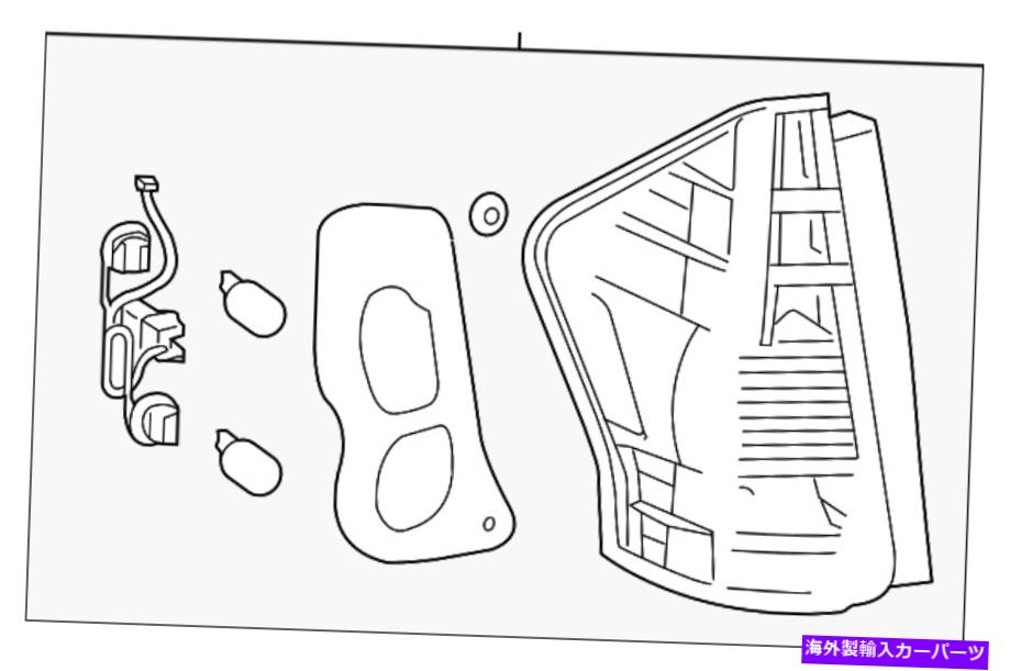 USテールライト 本物のトヨタテールランプアセンブリ81561-47160 Genuine Toyota Tail Lamp Assembly 81561-47160【並行輸入品】