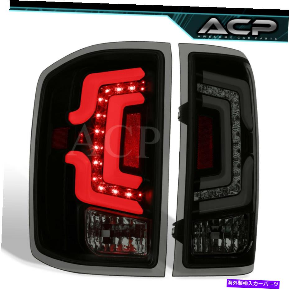 USテールライト 14 15 16 17 18 Chevy SilveradoスモークレンズブラックハウジングLEDチューブテールライト For 14 15 16 17 18 Chevy Silverado Smoke Lens Black Housing LED Tube Tail Lights【並行輸入品】｜Us Custom Parts Shop USDM