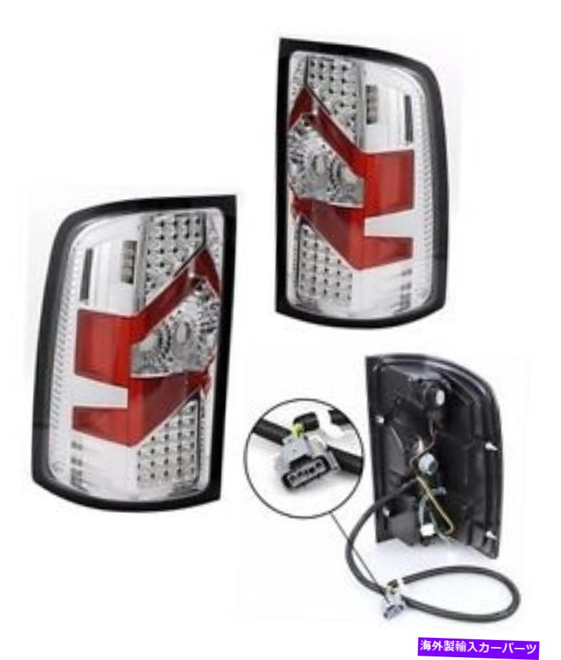 USテールライト 新しいクロムLEDテールライトペアは2007-2009 GMC Sierra 1500 2500 3500 New Chrome LED Tail Lights PAIR FOR 2007-2009 GMC Sierra 1500 2500 3500【並行輸入品】｜Us Custom Parts Shop USDM