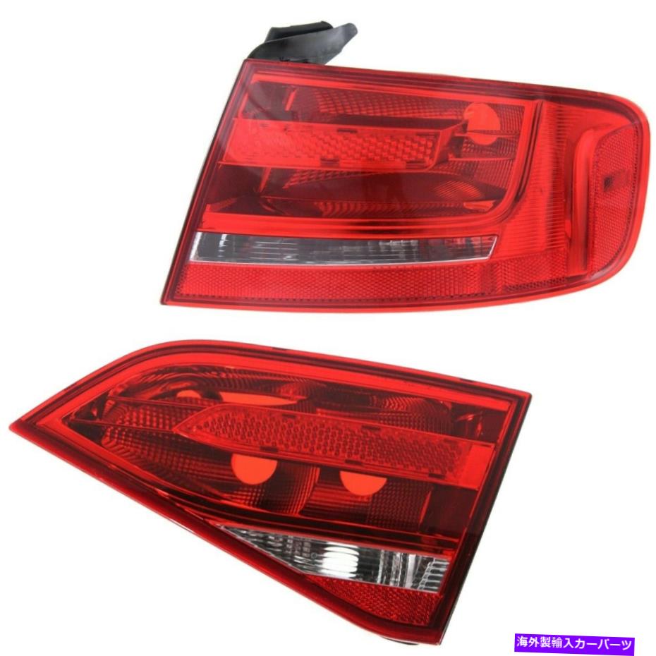 USテールライト A4のための旅客RHセダンの中の2右側のペアテールライトランプセット Pair Tail Lights Lamps Set of 2 Right Hand Side Inside Passenger RH Sedan for A4【並行輸入品】｜Us Custom Parts Shop USDM