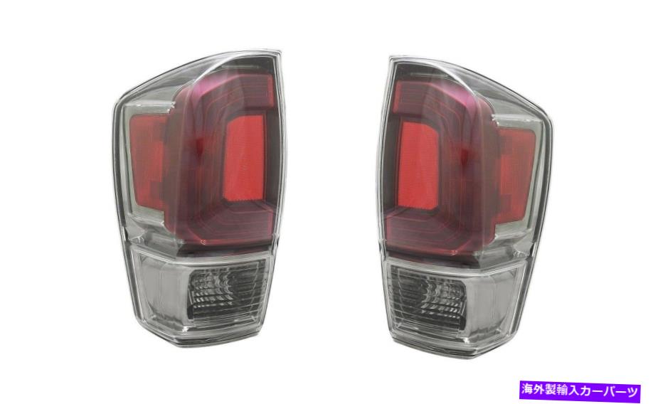 USテールライト 2016-2017トヨタタコマ限定Taillightテールランプドライバー＆旅客LH + RH For 2016-2017 Toyota Tacoma Limited Taillight Tail Lamp Driver & Passenger LH+RH【並行輸入品】