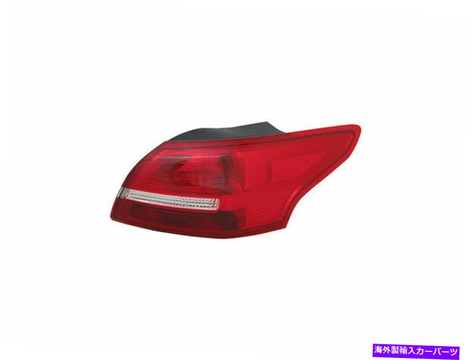 USテールライト 2015-2018フォードフォーカステールライトアセンブリ - 旅客側34484QZ 2017 For 2015-2018 Ford Focus Tail Light Assembly Right - Passenger Side 34484QZ 2017【並行輸入品】