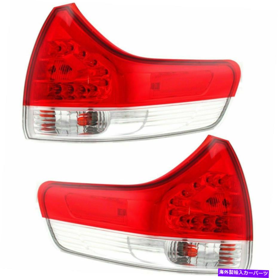 USテールライト 2つの左右サイドの新しいセットの外側のテイランプアセンブリはトヨタシーナにフィット New Set of 2 Left & Right Side Outer Taillamp Assembly Fits Toyota Sienna【並行輸入品】｜Us Custom Parts Shop USDM 53,749円