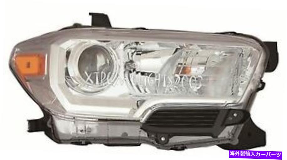 USテールライト トヨタタコマクローム2016 2017ヘッドライトヘッドライトランプW / O DRL右乗客 TOYOTA TACOMA CHROME 2016 2017 HEADLIGHT HEAD LIGHT LAMP W/O DRL RIGHT PASSENGER【並行輸入品】｜Us Custom Parts Shop USDM