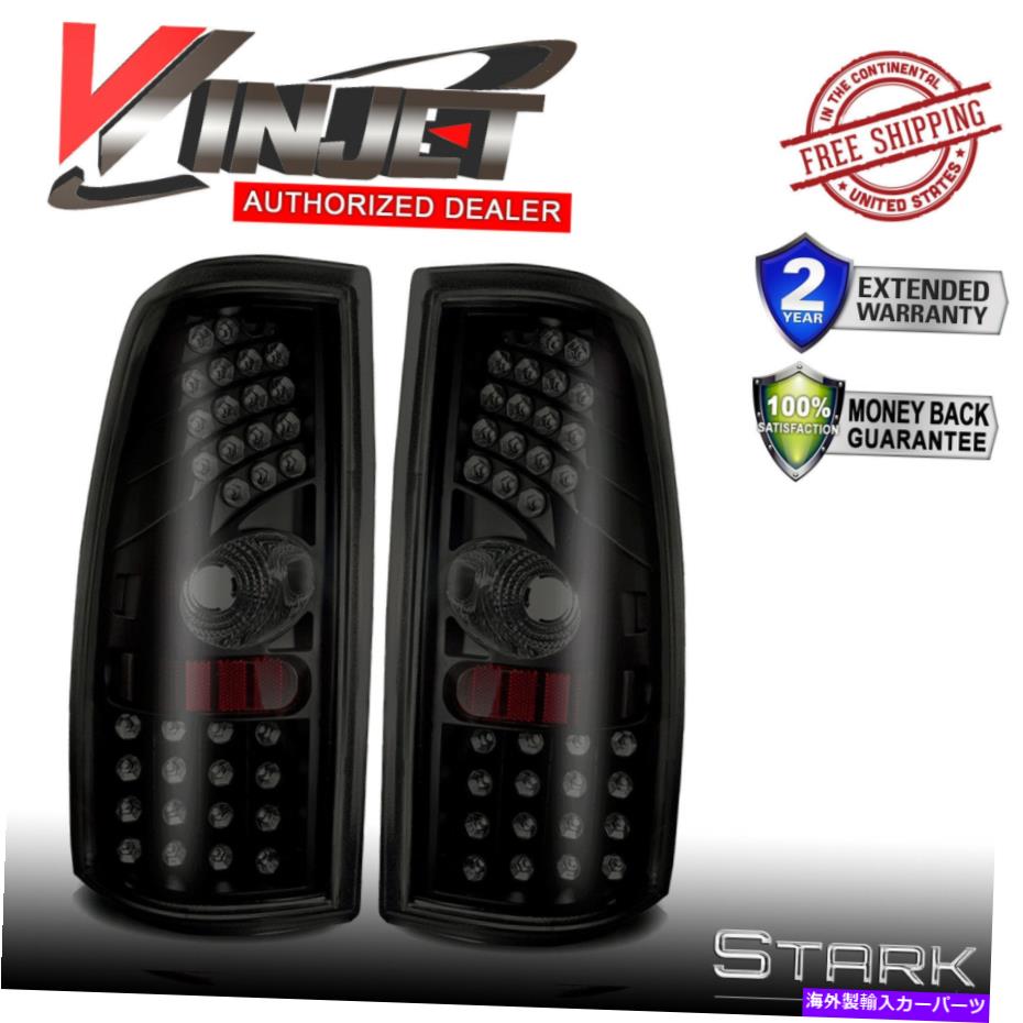 USテールライト 99-06 Silverado 99-03 GMC Sierra Teal LightsブラックスモークLEDランプ - ペア 99-06 Silverado 99-03 GMC Sierra Tail Lights Black Smoke LED Lamps - PAIR【並行輸入品】|Us Custom Parts Shop USDM
