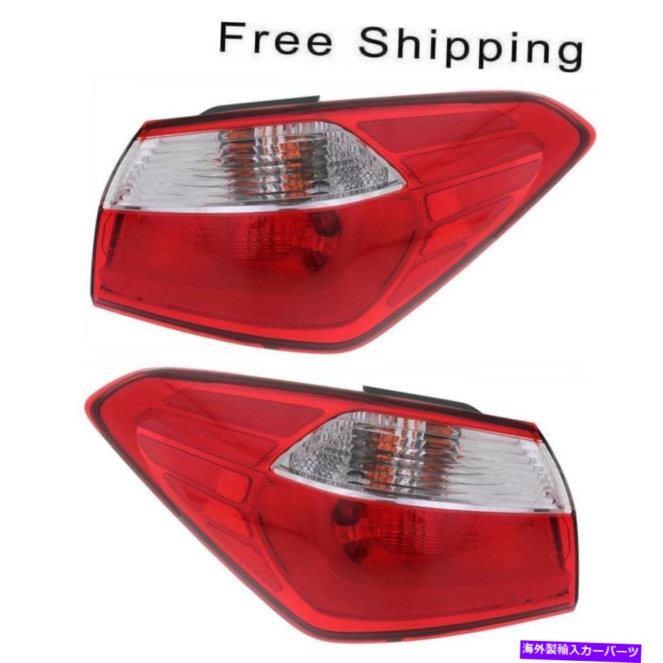 USテールライト テールランプアセンブリ2ペアLH&RHサイドアウターフィットKia Forte 2014-2016 Tail Lamp Assembly Set of 2 Pair LH & RH Side Outer Fits Kia Forte 2014-2016【並行輸入品】|Us Custom Parts Shop USDM