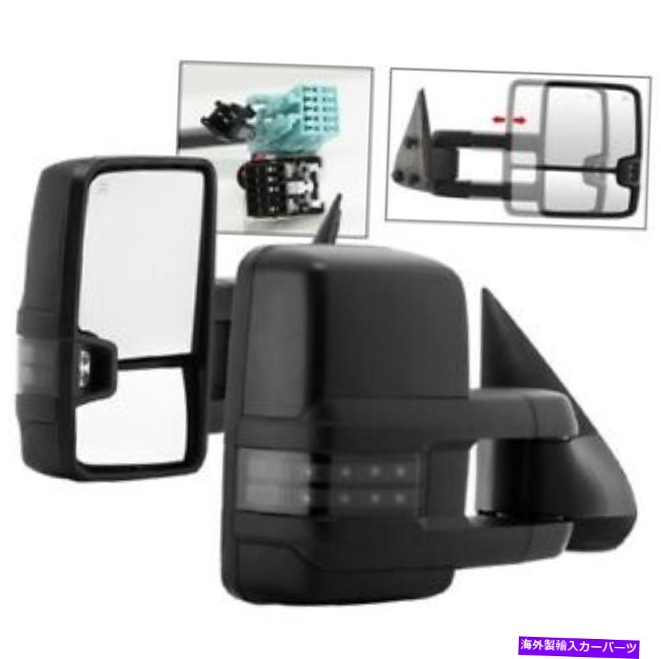 USテールライト xtune 9936715ドアミラーセットブラック2003-2006シボレーSilverado 3500 New XTune 9936715 Door Mirror Set Black For 2003-2006 Chevrolet Silverado 3500 NEW【並行輸入品】｜Us Custom Parts Shop USDM