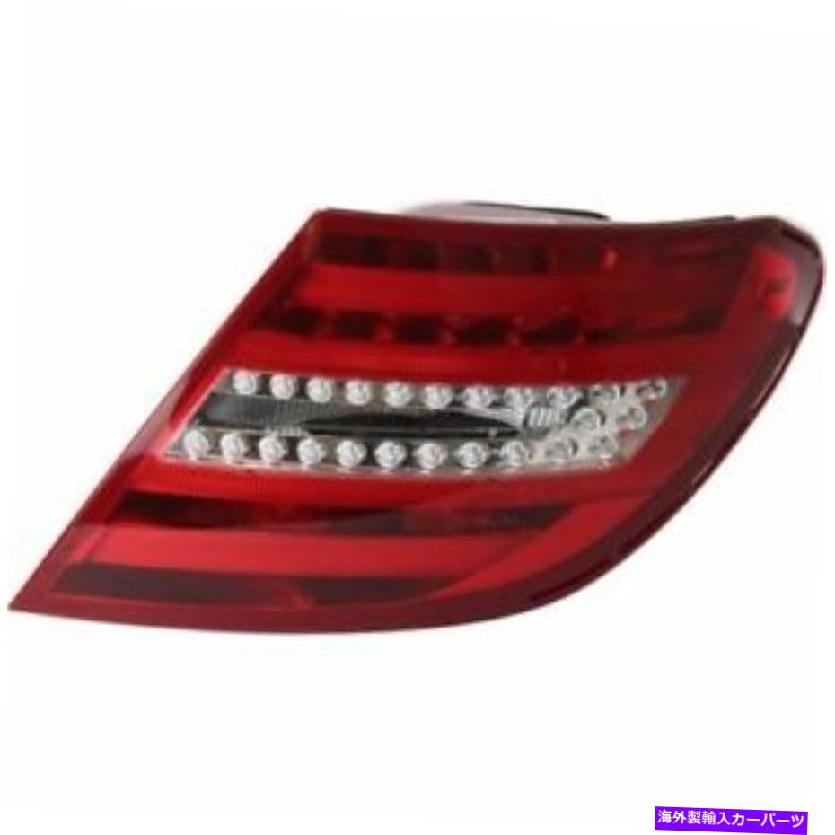 USテールライト C350 12-15、助手席側テールライト、クリア、レッドレンズ For C350 12-15, Passenger Side Tail Light, Clear and Red Lens【並行輸入品】|Us Custom Parts Shop USDM
