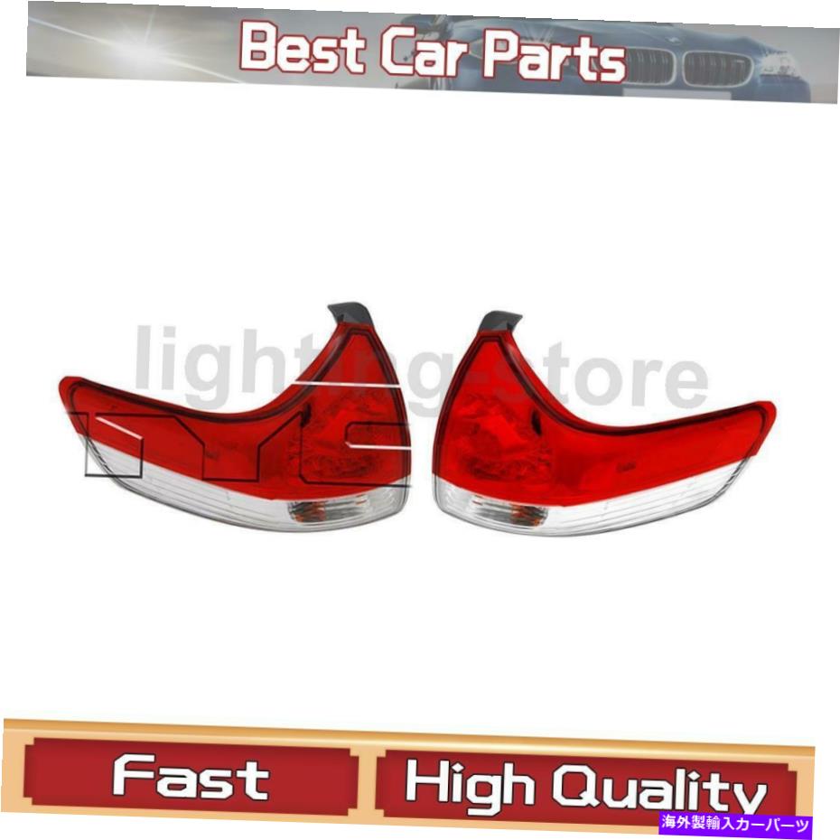 USテールライト 左外側の右側のテールライトアセンブリTYCフィットTOYOTA 2011-2014 2 PCS Left Outer Right Outer Tail Light Assembly TYC Fit Toyota 2011-2014 2 pcs【並行輸入品】