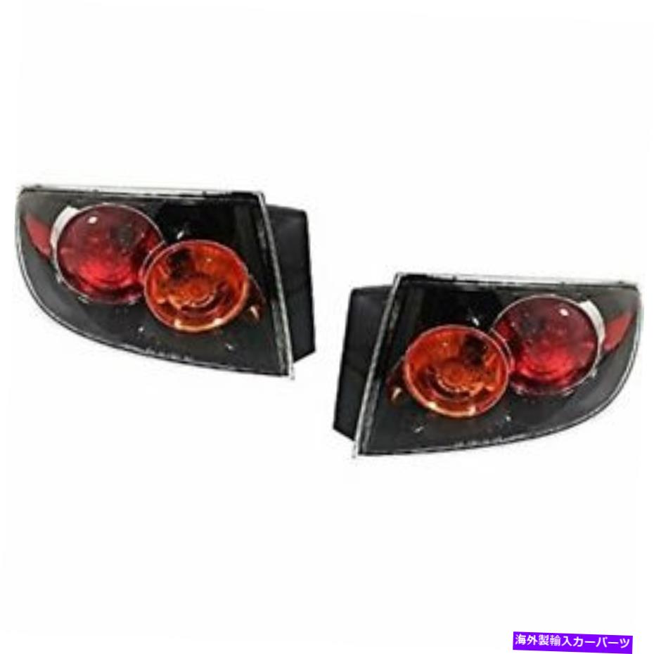 USテールライト フィット04-06 Maz 3 Sedan Sport左右セットテールライトアセンブリW /クリアレンズ Fits 04-06 Maz 3 Sedan Sport Left & Right Set Tail Light Assemblies w/Clear Lens【並行輸入品】｜Us Custom Parts Shop USDM