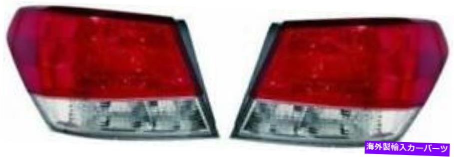 USテールライト 2010年のサイド/ペア - 2012 Subaru Outbackリアテールライトアセンブリの交換 SIDE/PAIR for 2010 - 2012 Subaru Outback Rear Tail Light Assembly Replacement【並行輸入品】