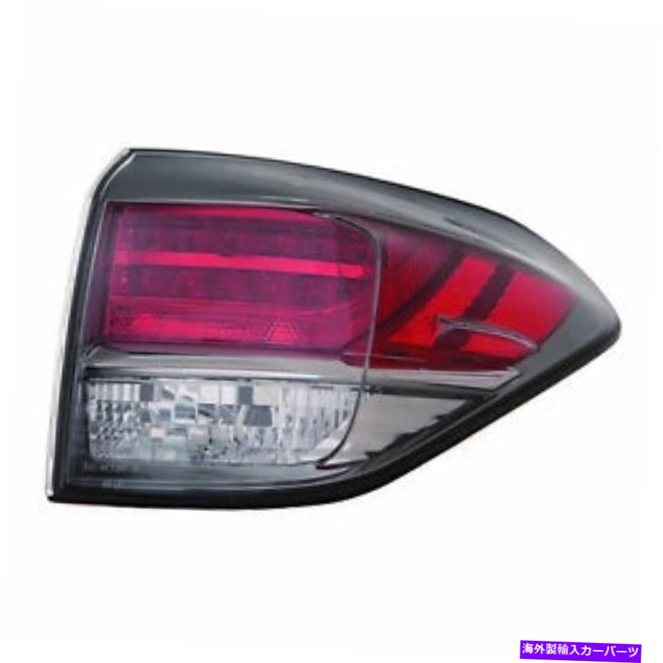 USテールライト 2013-2015 Lexus RX350、RX450HのためのCapa右ABSテールライトレンズ CAPA Right ABS Tail Light Lens for 2013-2015 Lexus RX350, RX450h【並行輸入品】