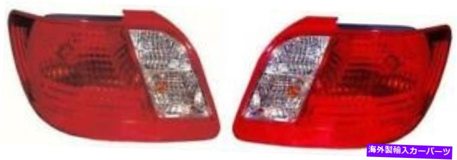 USテールライト サイド/ペアフィッツ2006 - 2011キアリオリアテールライトアセンブリ交換/レンズ SIDE/PAIR fits 2006 - 2011 Kia Rio Rear Tail Light Assembly Replacement/Lens【並行輸入品】