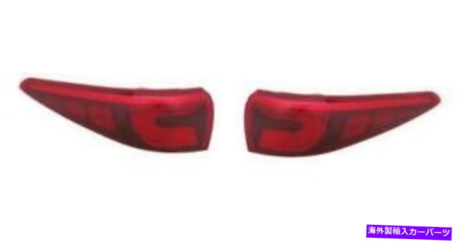 USテールライト サイド/ペアフィッツ2017 - 2019 Kia Sportageテールライトリアランプ - 左/右 SIDE/PAIR fits 2017 - 2019 Kia Sportage Tail Light Rear Lamp - Left/Right【並行輸入品】
