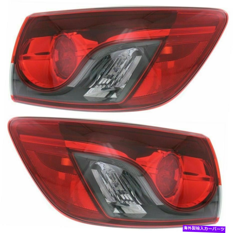 USテールライト 2013 2014 2014 2015マツダCX-9テールランプライト左右ペアセット 2013 2014 2015 MAZDA CX-9 TAIL LAMP LIGHT LEFT AND RIGHT PAIR SET【並行輸入品】
