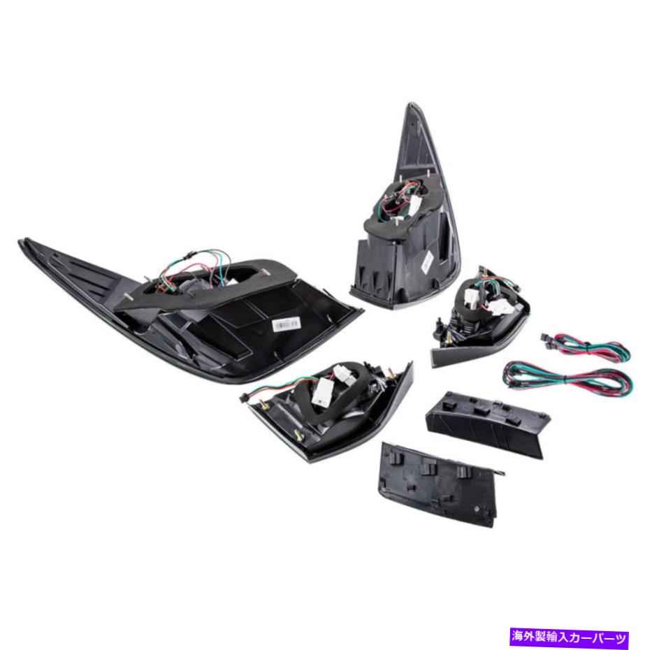 USテールライト LEDテールブレーキライトリアブラックランプLH + RH用Hyundai Sonata 2011-2014 US LED Tail Brake Lights Rear Black Lamp LH + RH for Hyundai Sonata 2011-2014 US【並行輸入品】