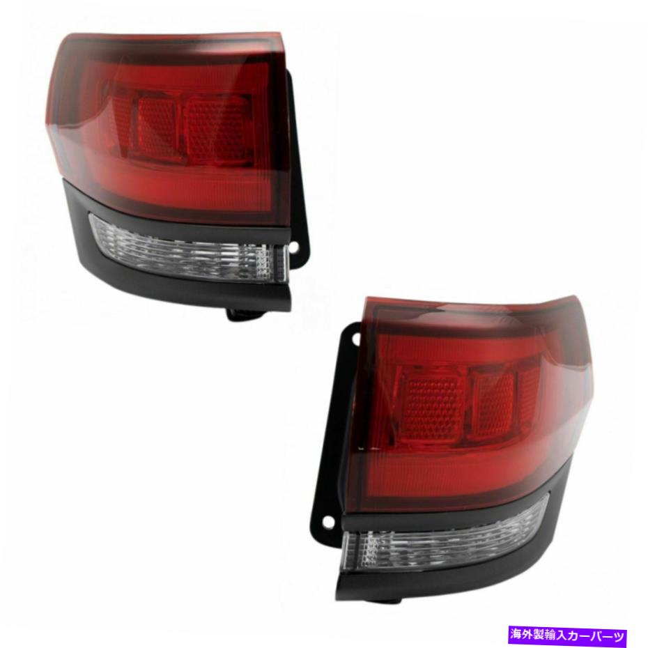 USテールライト Jeep Grand Cherokee Suvのための外側の照明ランプアセンブリLH Rhキットペア Outer Tail Light Lamp Assembly LH RH Kit Pair for Jeep Grand Cherokee SUV New【並行輸入品】
