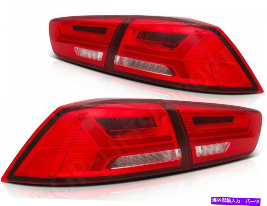 USテールライト 2008-2017三菱ランサーの進化EVO X LEDテールライトリアブレーキランプ For 2008-2017 Mitsubishi Lancer Evolution EVO X LED Tail Light Rear Brake Lamp【並行輸入品】