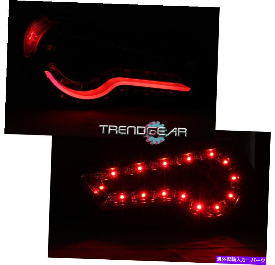USテールライト 2012-2016 SCION FR-S / BRZ FT86 LEDテールブレーキライトランプブラック/スモーク FOR 2012-2016 SCION FR-S / BRZ FT86 LED TAIL BRAKE LIGHTS LAMPS BLACK/SMOKE【並行輸入品】