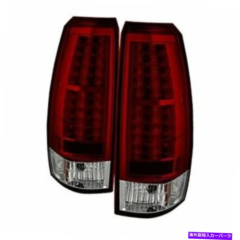 USテールライト スパイダーオートALT-YD-CAV07-LED-RC赤クリアLEDテールライト Spyder Auto ALT-YD-CAV07-LED-RC Red Clear LED Tail Light【並行輸入品】