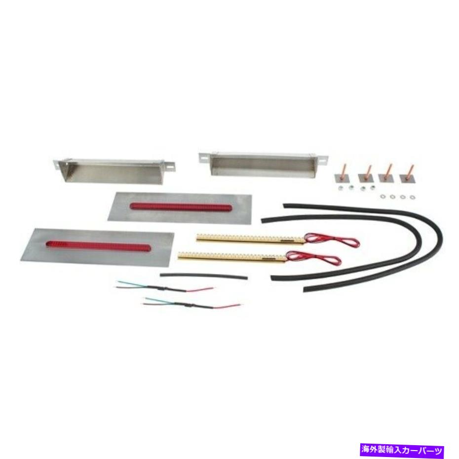USテールライト Hagan Street Rods FM8SSR-LEDHフラッシュマウントテールライトレッドスロット8 x .5 Hagan Street Rods fm8SSR-LEDH Flush Mount Tail Lights Red Slot 8 x .5【並行輸入品】