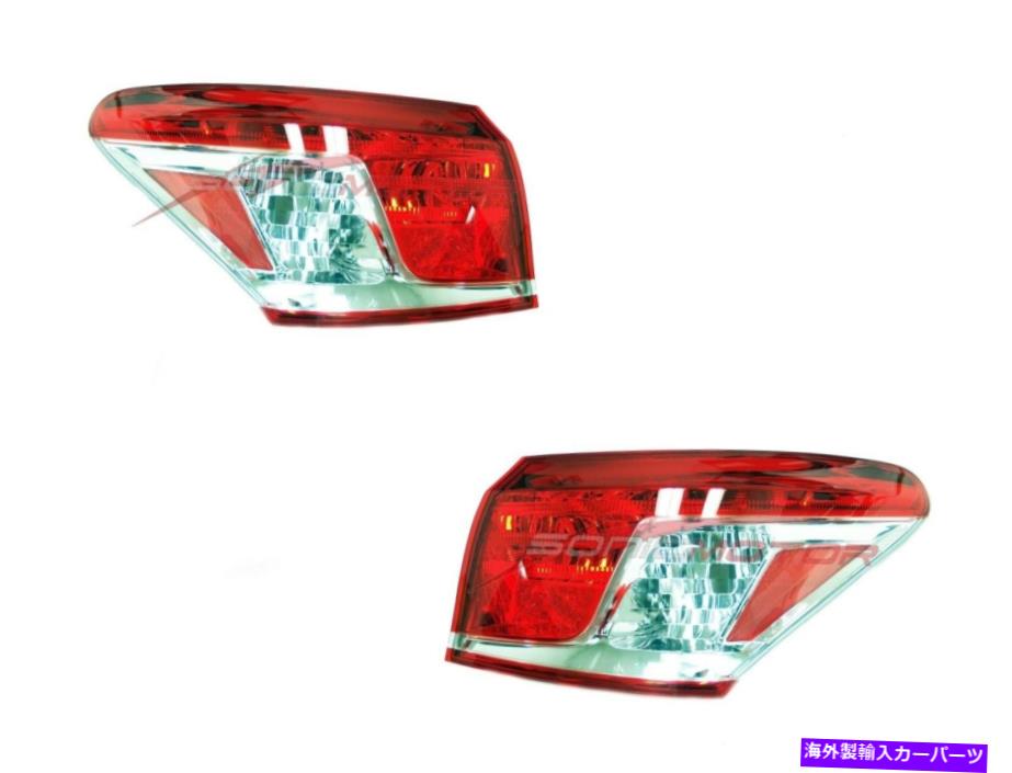 USテールライト 2010-2012 Lexus ES350テールライトの外側ランプドライバー＆旅客サイドLH + RH For 2010-2012 Lexus ES350 Tail Lights Outer Lamps Driver & Passenger Side LH+RH【並行輸入品】