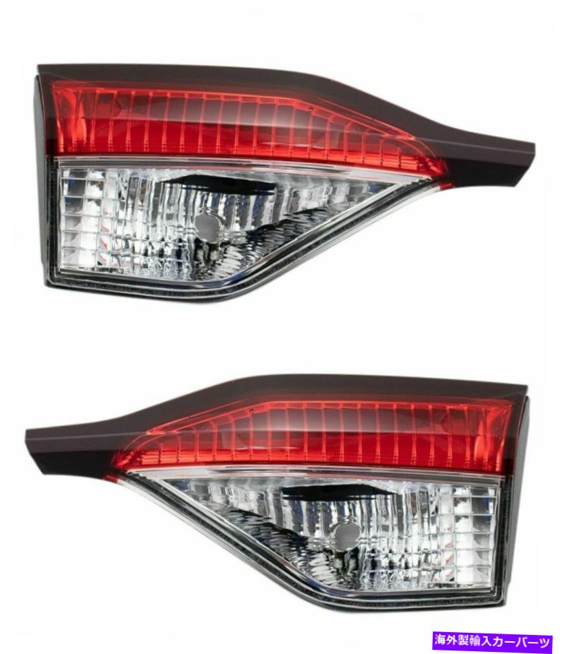 USテールライト TOYOTA COROLLA 2020右左インナーテールライトテールランプトランクリッドペア FITS TOYOTA COROLLA 2020 RIGHT LEFT INNER TAILLIGHTS TAIL LAMPS TRUNK LID PAIR【並行輸入品】
