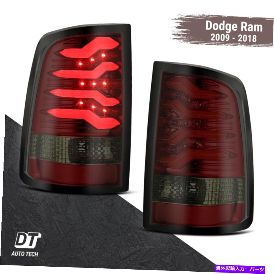 USテールライト Alpharex 2009-2018 Dodge Ram 1500光学式LED Taillightブレーキランプレッドスモーク Alpharex 2009-2018 Dodge Ram 1500 Optic-Style LED Taillight Brake Lamp Red Smoke【並行輸入品】
