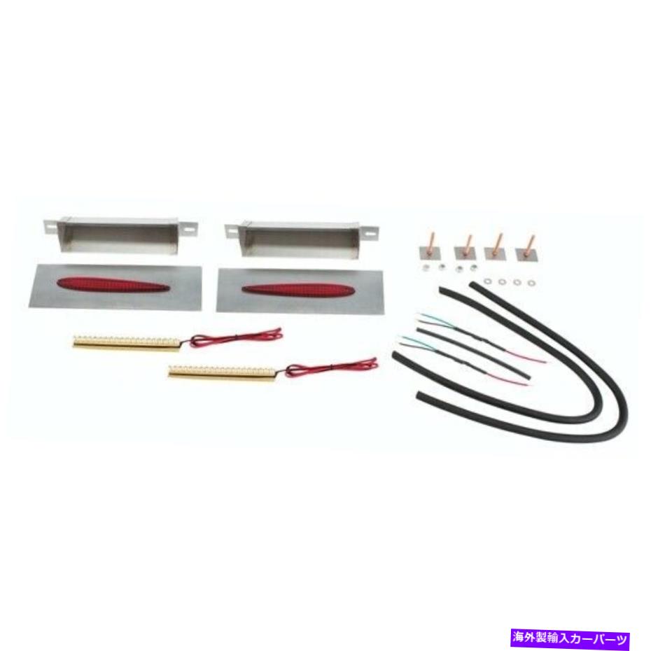 USテールライト Hagan Street Rods FMTD6R-LEDHフラッシュマウントテールライトティアドロップ6 X.75 Hagan Street Rods fmTD6R-LEDH Flush Mount Tail Lights Teardrop 6 x .75【並行輸入品】