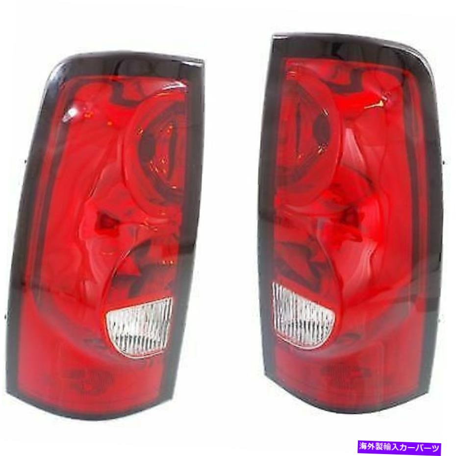 USテールライト 2004-2006のためのペアテールライトシボレーシルバードー1500フリートBLKトリム - カーパ Pair Tail Light for 2004-2006 Chevrolet Silverado 1500 Fleetside Blk Trim - CAPA【並行輸入品】｜Us Custom Parts Shop USDM