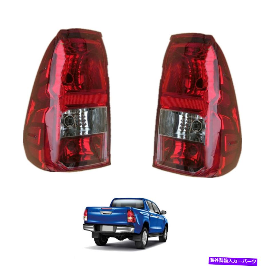 USテールライト Toyota Hilux Revo M70 M70 M80 2015-2017の赤いLen Ream LampテールライトLH + RH J RED LEN REAR LAMP TAIL LIGHT LH+RH j FOR TOYOTA HILUX REVO M70 M80 2015-2017【並行輸入品】
