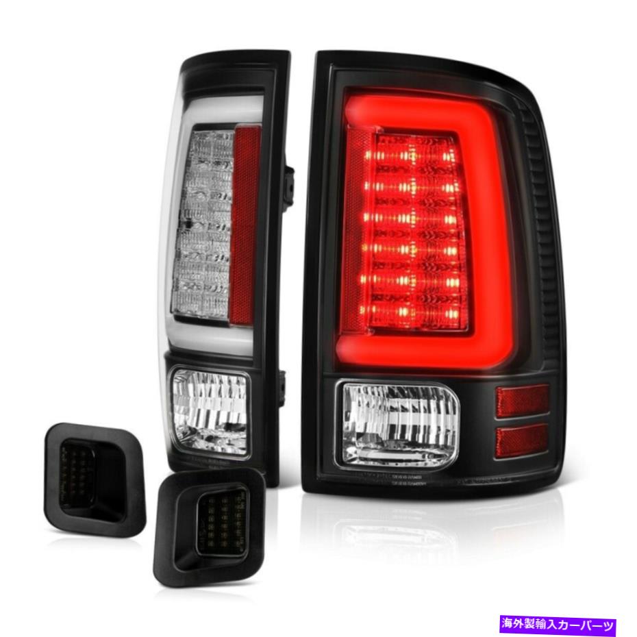 【楽天市場】USテールライト 0918ダッジRAM 1500 2500 3500ブラックLEDバーテールランプスモークライセンスプレート