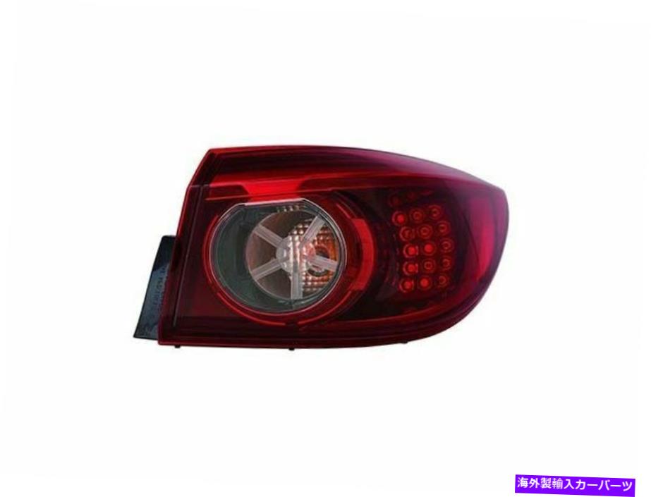 USテールライト 2014-2016 Mazda 3スポーツテールライトアセンブリ右 - 助手席側69543nn For 2014-2016 Mazda 3 Sport Tail Light Assembly Right - Passenger Side 69543NN【並行輸入品】