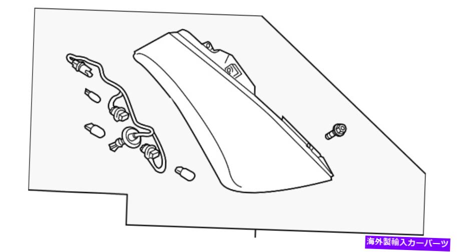 USテールライト OEM NEW 2006-07日産ムラノリア旅客SDテールライトアセンブリ26550-CC20B OEM NEW 2006-07 Nissan Murano Rear Passenger Sd Tail Light Assembly 26550-CC20B【並行輸入品】