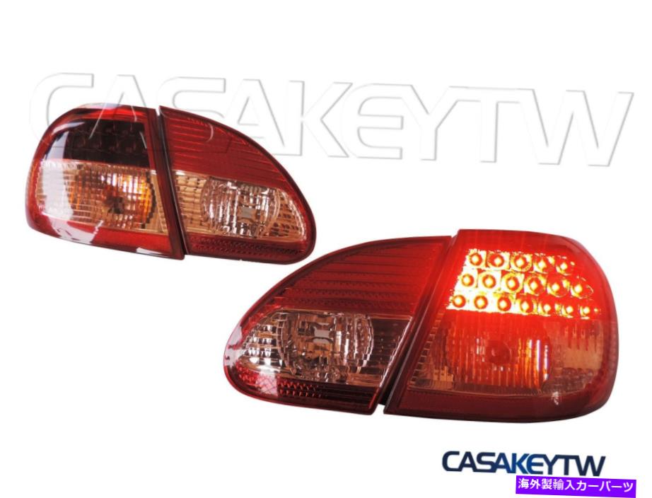 USテールライト 新しいLEDテールライトランプレッド/クリア2003年?2004年2006年2007年2007年トヨタカローラ New Led Tail Lights Lamp Red / Clear For 2003~2004~2005 2006 2007 Toyota Corolla【並行輸入品】