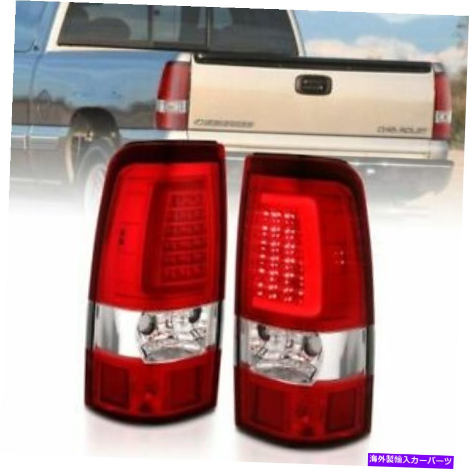USテールライト Anzo 311335テールライトアセンブリ。導いた;赤/クリアレンズクロム;ペアニュー Anzo 311335 Tail Light Assembly; LED; Red/Clear Lens; Chrome; Pair NEW【並行輸入品】