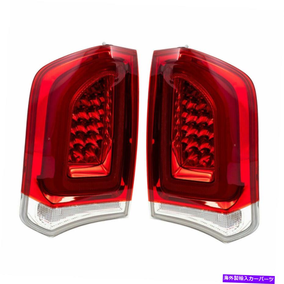 USテールライト Chrysler 300 2015 2015 2017 2017 2018 2019年テールランプLED Chrome Taillightsペア FOR CHRYSLER 300 2015 2016 2017 2018 2019 TAIL LAMP LED CHROME TAILLIGHTS PAIR【並行輸入品】