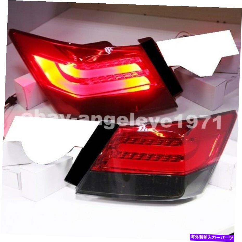 USテールライト 2008-2012ホンダアコードセダン4ドアLEDテールライトBMWスタイルレッドブラック 2008-2012 Year For HONDA Accord Sedan 4-Door LED Tail Lights BMW Style Red Black【並行輸入品】｜Us Custom Parts Shop USDM