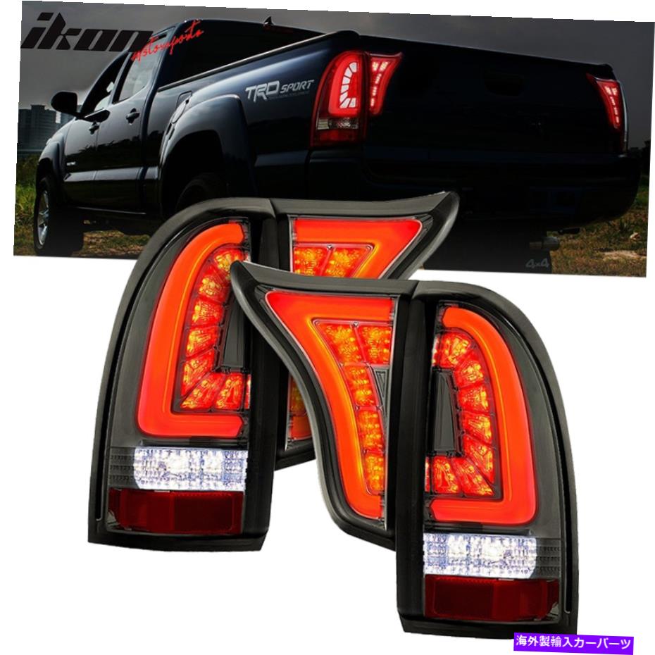 USテールライト フィット05-15トヨタタコマLED交換テールライトスモークレンズクロームハウジング Fits 05-15 Toyota Tacoma LED Replacement Tail Lights Smoke Lens Chrome Housing【並行輸入品】|Us Custom Parts Shop USDM