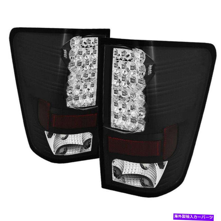 USテールライト Spyder-2004-14日産タイタンブラックLEDテールライト5070067 Spyder -2004-14 Nissan Titan Black LED Tail Lights 5070067【並行輸入品】|Us Custom Parts Shop USDM