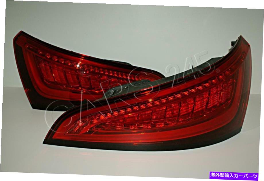 USテールライト アウディQ5ファセフィールドLEDリアテールストップブレーキライト左+右ペア2012- OEM AUDI Q5 Facelift LED Rear Tail Stop Brake Lights Left + Right PAIR 2012- OEM【並行輸入品】