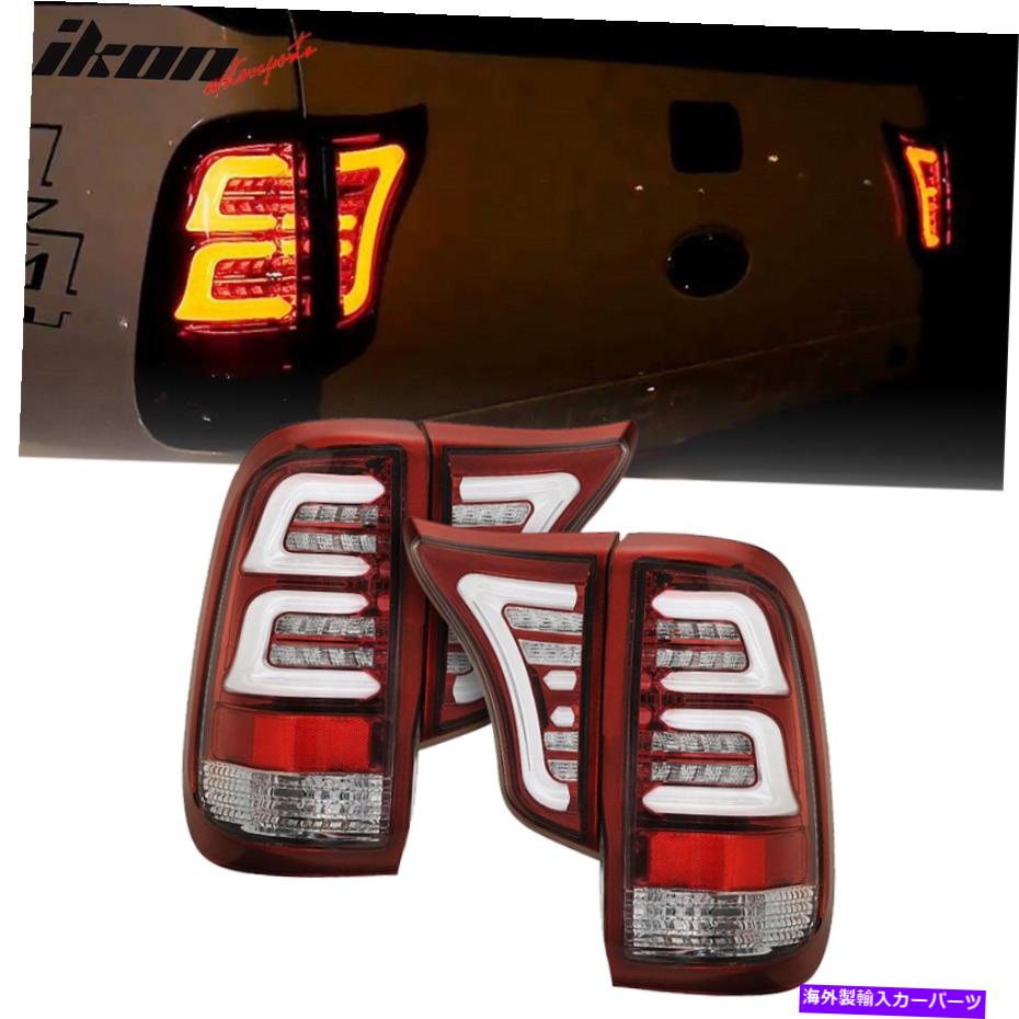 USテールライト フィット99-16フォードF250 F350 F450 F550 LEDテールライトクリアレンズレッドハウジング Fits 99-16 Ford F250 F350 F450 F550 LED Tail Light Clear Lens Red Housing【並行輸入品】｜Us Custom Parts Shop USDM 64,370円