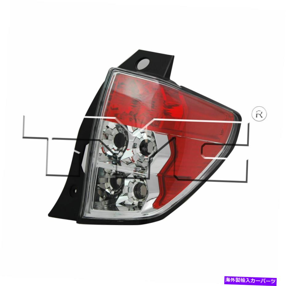 USテールライト TYC 11-6337-01-9 09-13 Subaru ForesterのためのCAPA認定テールライトアセンブリ TYC 11-6337-01-9 CAPA Certified Tail Light Assembly For 09-13 Subaru Forester【並行輸入品】