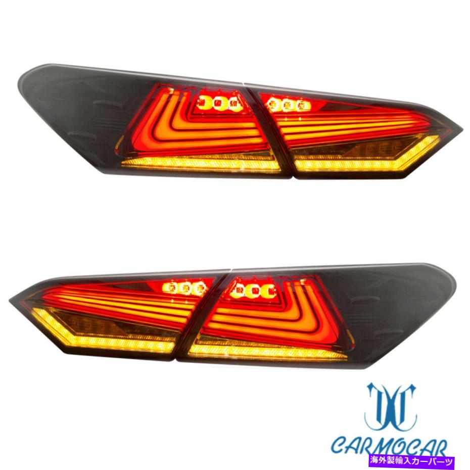 USテールライト トヨタカムリの煙2018年テールライトLEDレンズリアテールライトアセンブリランプ Smoke For Toyota Camry 2018 Tail light LED Lens Rear Taillight Assembly Lamp【並行輸入品】