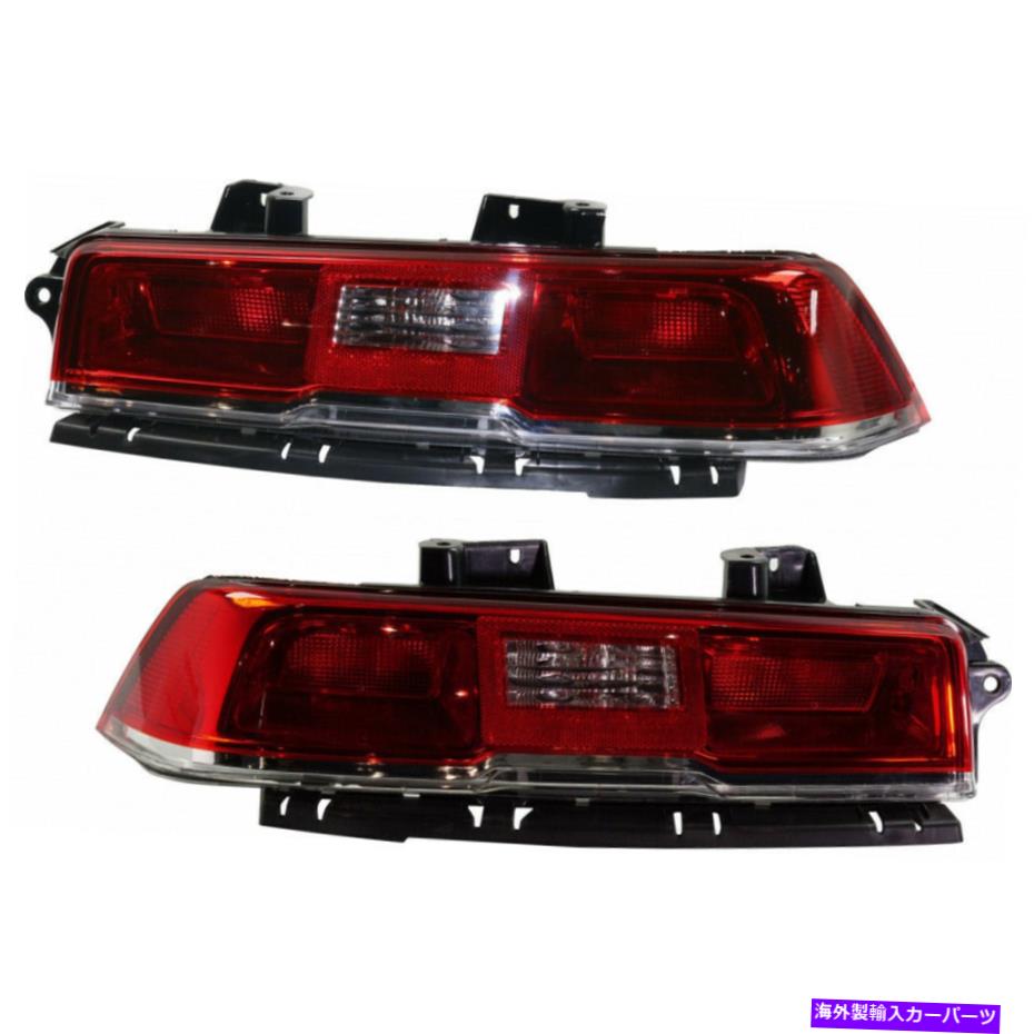 USテールライト Chevy Camaro Taill Light 2014 2015 LHおよびRH対/セットハロゲン型CAPAの場合 For Chevy Camaro Tail Light 2014 2015 LH and RH Pair / Set Halogen Type CAPA【並行輸入品】