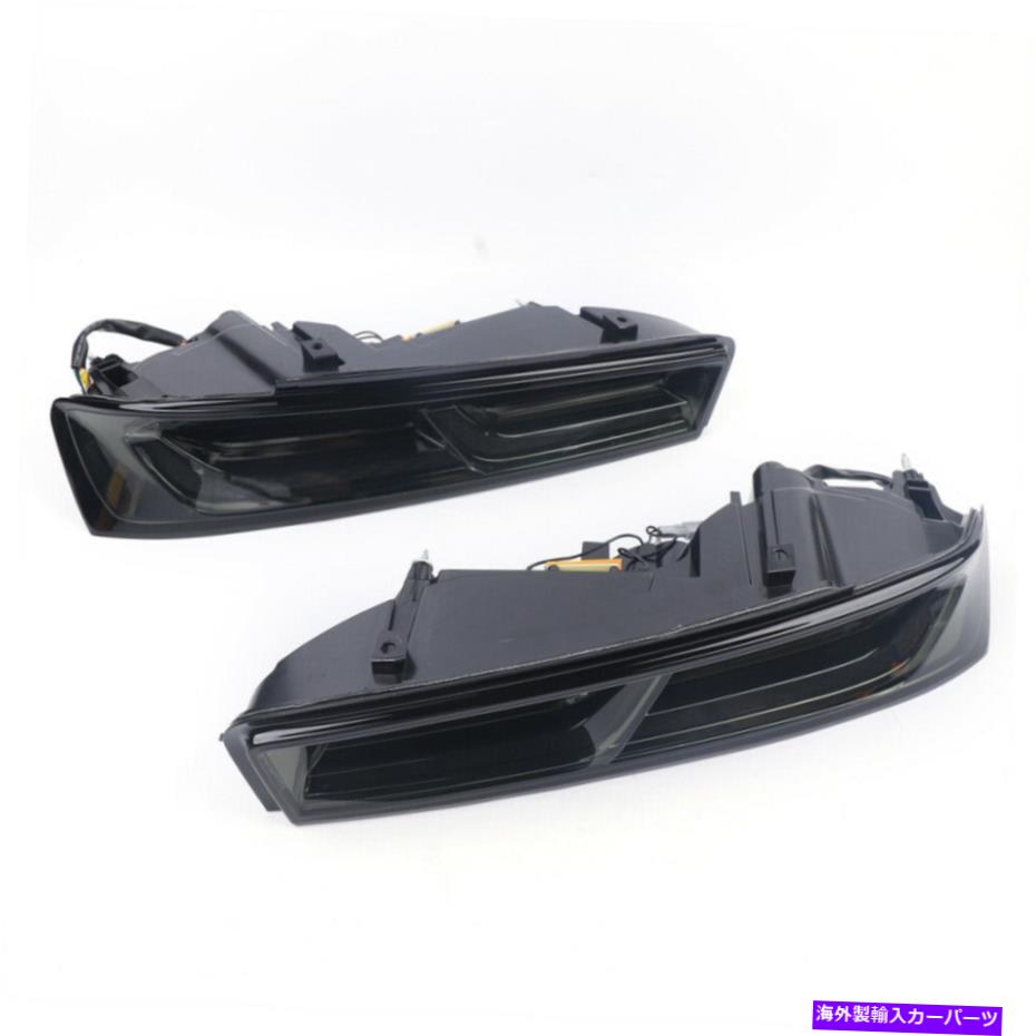 USテールライト 2016-2018の煙LEDテールライトW /順次ターンシグナルシボレーカマロUS Smoke LED Tail Light w/ Sequential Turn Signal For 2016-2018 Chevrolet Camaro US【並行輸入品】