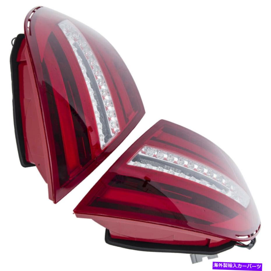 USテールライト メルセデスベンツW204 C250 Cクラス08-11のためのドライバー＆旅客サイドテールライト Driver & Passenger Side Tail Lights For Mercedes Benz W204 C250 C Class 08-11【並行輸入品】