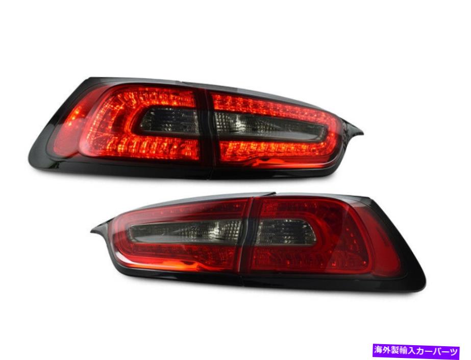 USテールライト 4個のLH + RH /インナー+アウタースモークLEDリアテールライト14~17ジープチェロキーKL 4 PIECES LH+RH/Inner+Outer Smoke LED Rear Tail Lights For 14-17 Jeep Cherokee KL【並行輸入品】